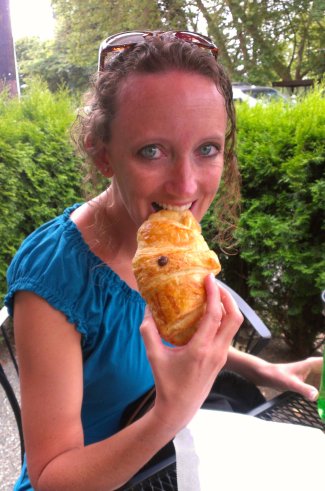 Special breakfast treat for the birthday girl!