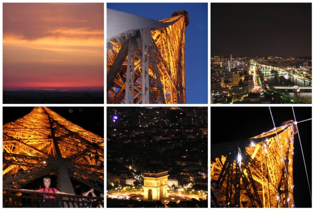 atop the eiffel tower
