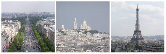 views from arc de triomphe