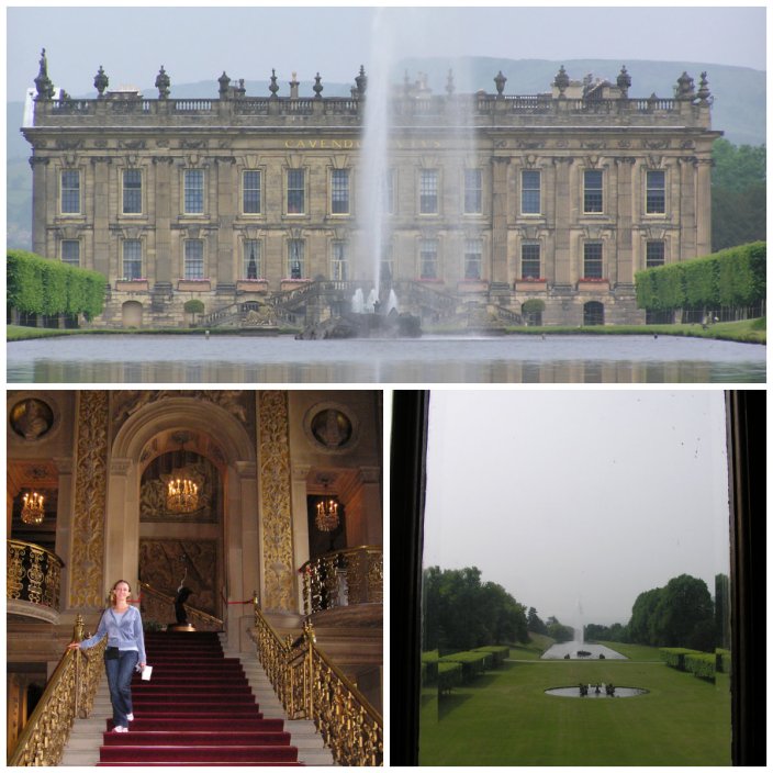chatsworth house collage