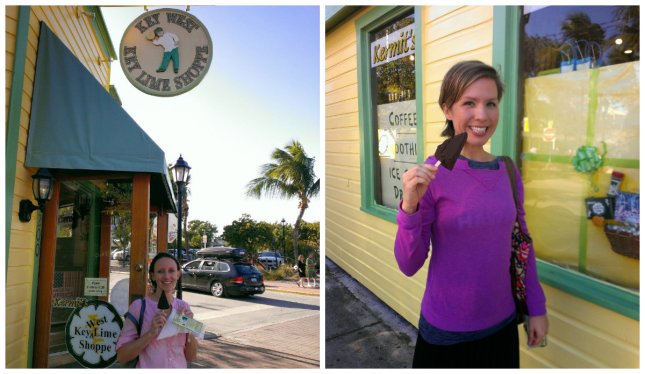 My eat-extremely-clean-for-two-weeks-before-the-race plan went out the window at the words: Chocolate Covered Key Lime Pie on a Stick
