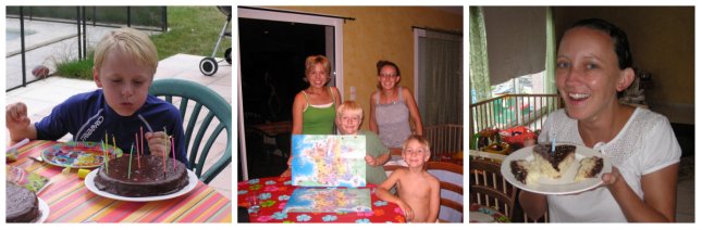 Sorry Teresa, it's leftover birthday cake for you