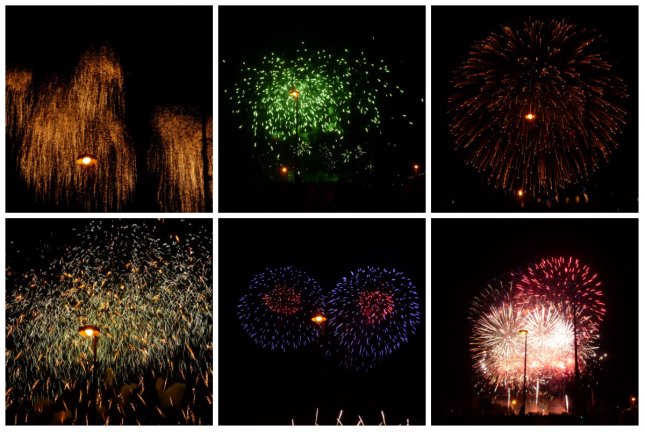 Pardon the street light in the middle of all the photos